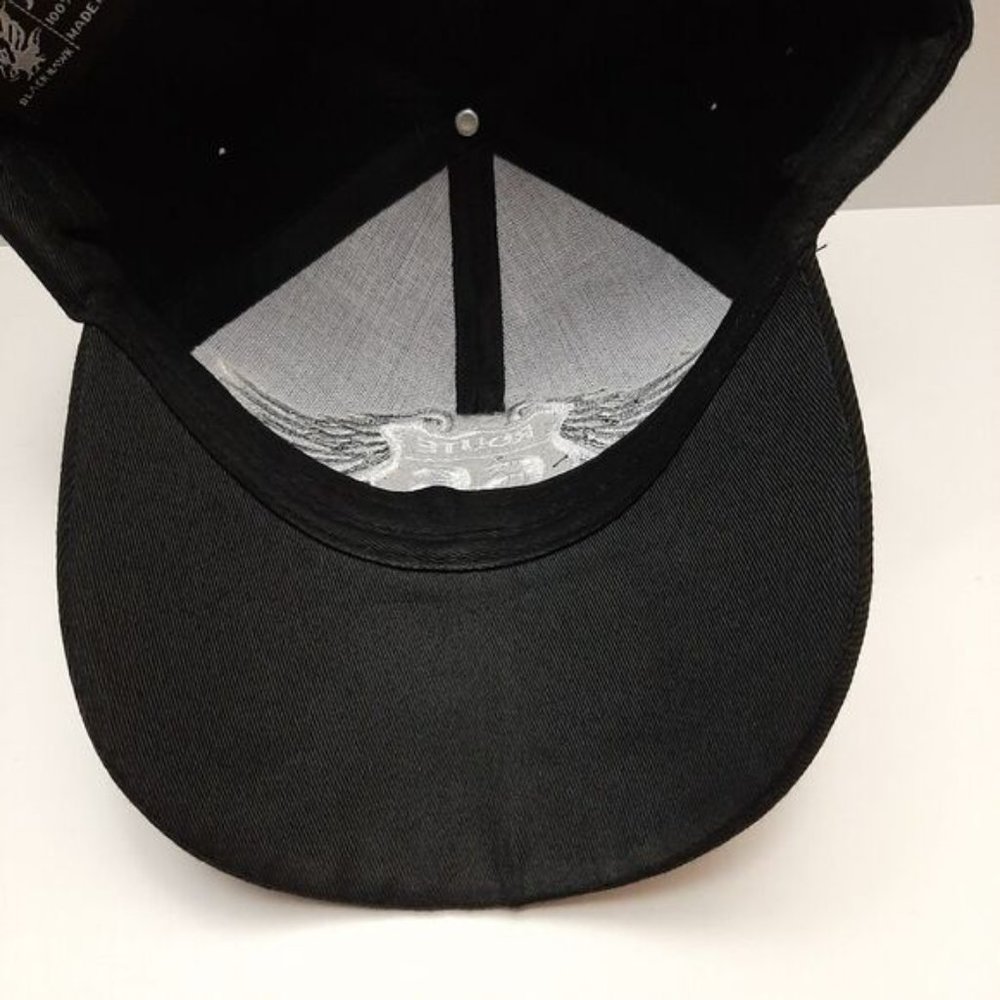 ROUTE 66 by Joycap Classic Baseball Ball Hat Adjustable Back B&W OS - Picture 13 of 13